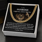 Gift For Husband | Cuban Link Chain - Stand Tall Lion