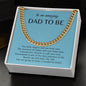 Gift For Dad To Be | Cuban Link Chain - Amazing Dad Blue