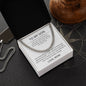 Gift For Son | Cuban Link Chain - Never Lose From Mom