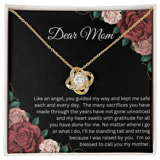 Gift For Mom | Guide My Way Love Knot Necklace