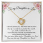 Gift For Daughter-In-Law | Love Knot Necklace - Daughter-in-Heart From Mother-In-Law