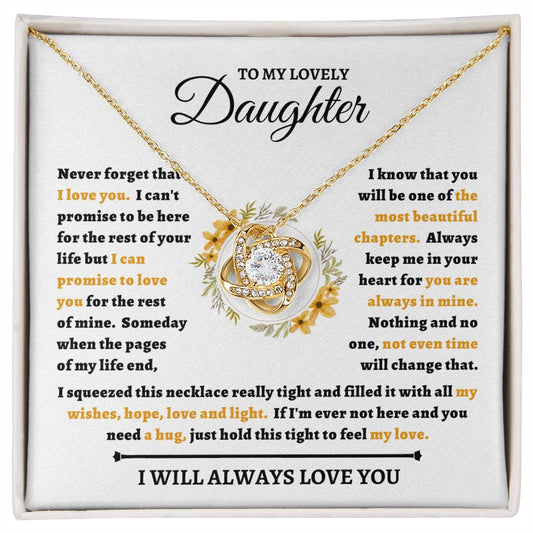 Love Knot Necklace to Daughter