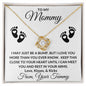 Gift For Mommy To Be | Love Knot Necklace - Bump