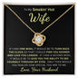 Gift For Smokin' Hot Wife | Love Knot Necklace - Special You Are From Husband