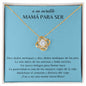 Gift For Mommy To Be | Love Knot Necklace | Mama Para Ser