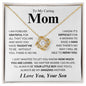Caring Mom Love Knot Necklace