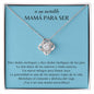 Gift For Mommy To Be | Love Knot Necklace | Mama Para Ser