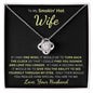 Gift For Smokin' Hot Wife | Love Knot Necklace - Special You Are From Husband