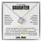 Gift For Daughter | Love Knot Necklace - Cheering From Mom