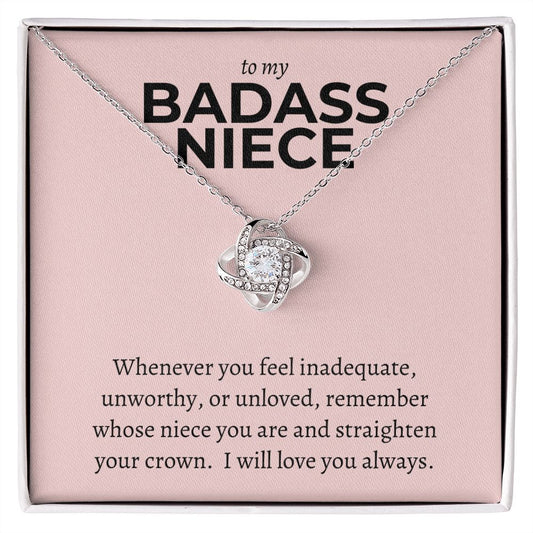 Gift For Niece | Love Knot Necklace - Whose Niece You Are