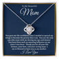 Gift For Mom | Confidence Love Knot Necklace