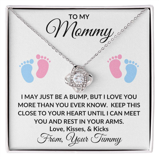 Love Knot Necklace For Mommy To Be