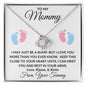 Love Knot Necklace For Mommy To Be