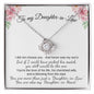 Gift For Daughter-In-Law | Love Knot Necklace - Daughter-in-Heart From Mother-In-Law