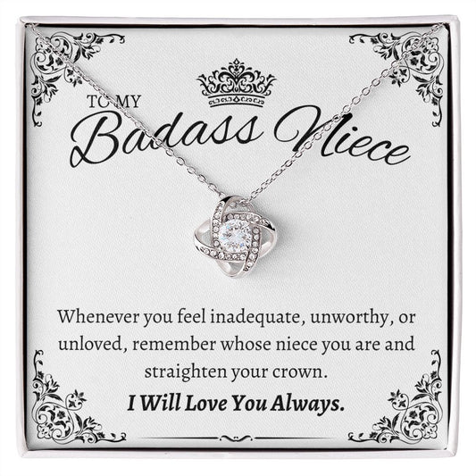 Gift For Niece | Love Knot Necklace - Straighten Your Crown