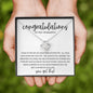 Love Knot Necklace With Message Card