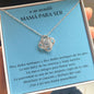Gift For Mommy To Be | Love Knot Necklace | Mama Para Ser