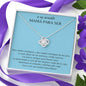 Gift For Mommy To Be | Love Knot Necklace | Mama Para Ser