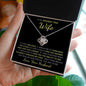 Gift For Smokin' Hot Wife | Love Knot Necklace - Special You Are From Husband