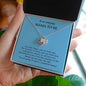 Gift For Mommy To Be | Love Knot Necklace - Amazing Mama Blue