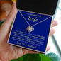 Gift For Smokin' Hot Wife | Love Knot Necklace - The Best Thing From Husband