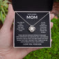 Gift For Mom | First Country Love Knot Necklace From Son
