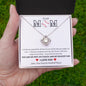 Love Knot Necklace - Baseball Mom