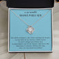Gift For Mommy To Be | Love Knot Necklace | Mama Para Ser