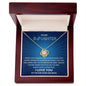 Gift For Daughter | Love Knot Necklace - Football