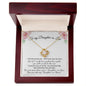 Gift For Daughter-In-Law | Love Knot Necklace - Daughter-in-Heart From Mother-In-Law