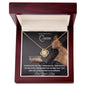 Gift For Soulmate | Love Knot Necklace To My Queen From Your King