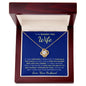 Gift For Smokin' Hot Wife | Love Knot Necklace - The Best Thing From Husband