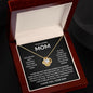 Gift For Mom | First Country Love Knot Necklace From Son