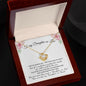 Gift For Daughter-In-Law | Love Knot Necklace - Daughter-in-Heart From Mother-In-Law