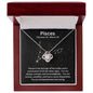 Gift For Her | Pisces Zodiac Sign | Love Knot Necklace