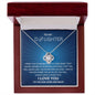 Gift For Daughter | Love Knot Necklace - Football