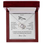 Gift For Mom | Can't Image Life Without You Love Knot Necklace From Son