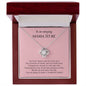 Gift For Mommy To Be | Love Knot Necklace - Amazing Mama Pink