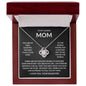 Gift For Mom | You Are The World Love Knot Necklace From Daughter
