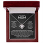 Gift For Mom | First Country Love Knot Necklace From Son