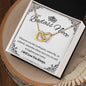 Gift For Niece | Interlocking Heart Necklace - Straighten Your Crown