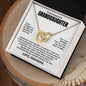 Gift For Granddaughter | Interlocking Heart Necklace - Love You From Grandpa