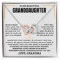 Interlocking Heart Necklace With Message Card