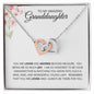Interlocking Hearts Necklace to Granddaughter
