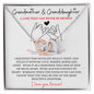 Interlocking Heart Necklace With Message Card