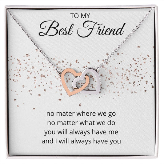 Gift For Best Friend | Always Have Me
Interlocking Heart Necklace