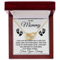 Gift For Mommy To Be | Interlocking Heart Necklace