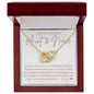 Gift For Niece | Interlocking Heart Necklace - Unbreakable Bond From Aunt