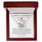 Interlocking Heart Necklace With Message Card