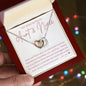 Gift For Niece | Interlocking Heart Necklace - Unbreakable Bond From Aunt